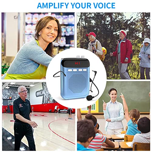 ZORBES USB Speaker Voice Amplifier for Teachers, 20W Voice Amplifier Microphone Headset Set with Belt, 2000mAh Long Work Duration, Support TF Card/AUX/FM for Tour Guide ZORBES USB Speaker Voice Amplifier for Teachers, 20W Voice Amplifier Microphone Headset Set with Belt, 2000mAh Long Work Duration, Support TF Card/AUX/FM for Tour Guide